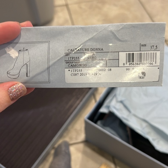 Prada suede high heel boot - Picture 5 of 5